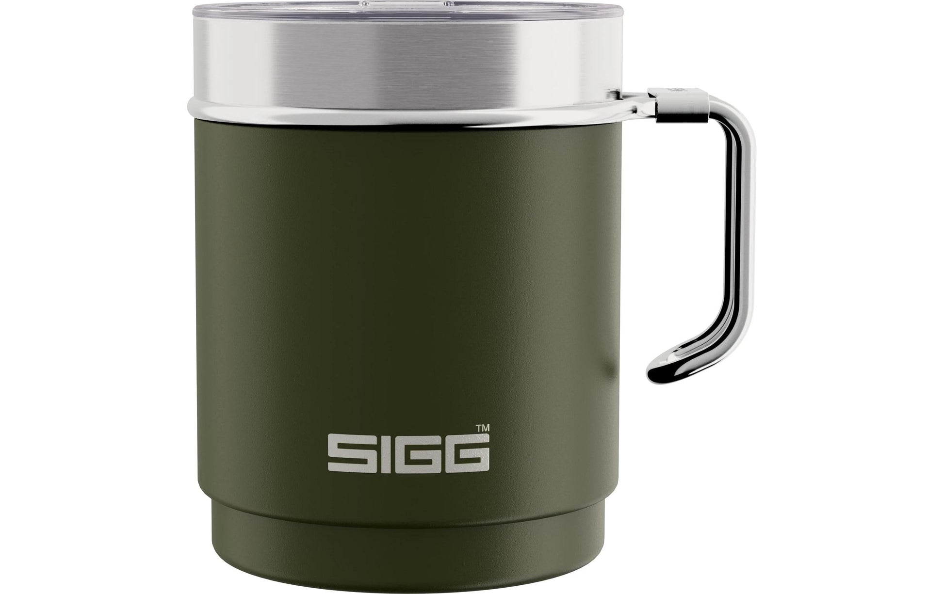 SIGG Thermobecher 300 ml – Doppelwandig, Edelstahl, Dunkelgrün