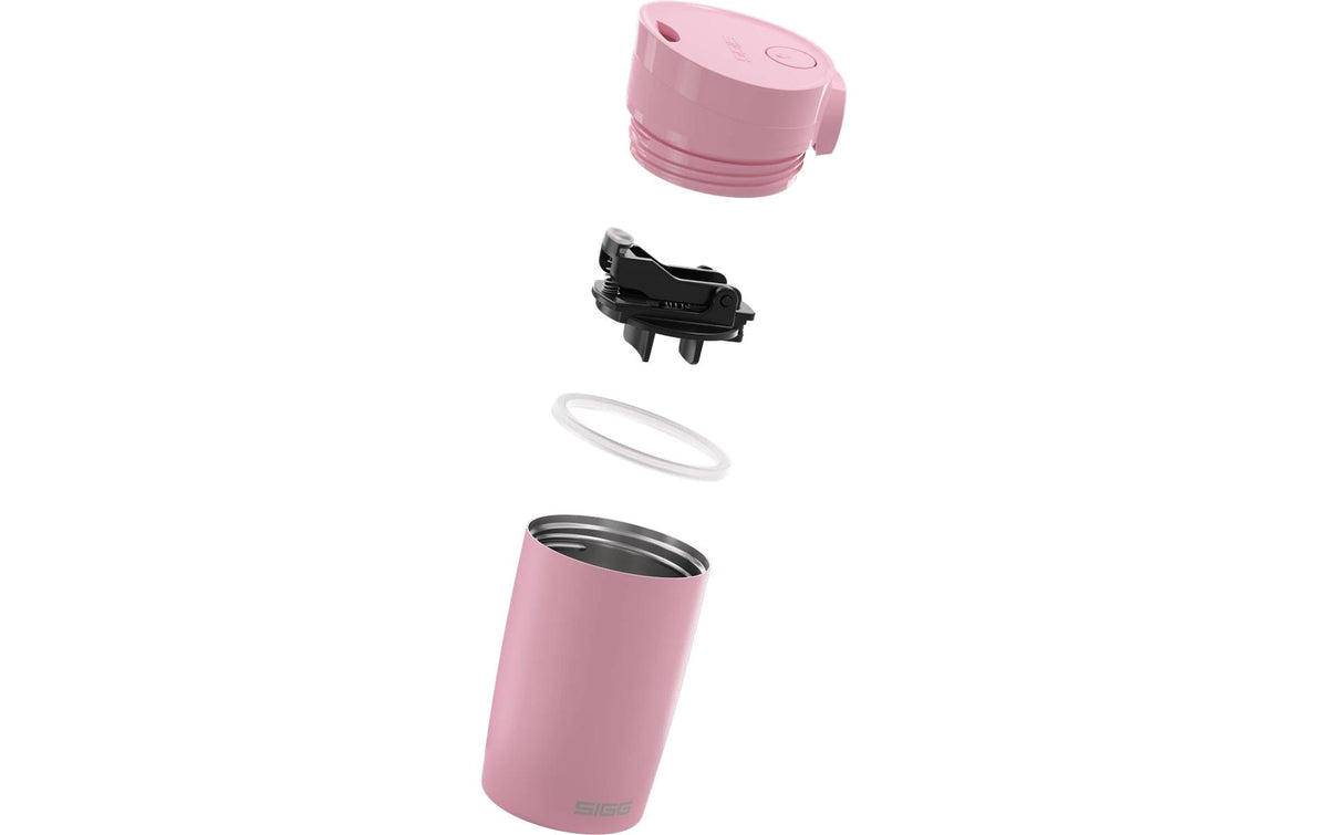 SIGG Miracle Thermobecher 270 ml – doppelwandig, Edelstahl, Druckknopfdeckel