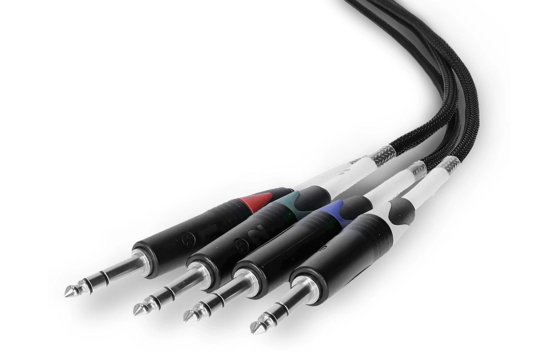 Palmer Adapterkabel – RJ45 zu 6,3 mm Klinke – 0,5 m, 4-pol, Textilmantel