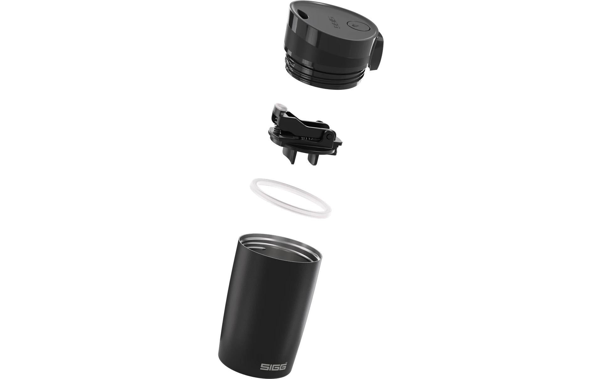SIGG Miracle Thermobecher 270 ml – Edelstahl, Schwarz