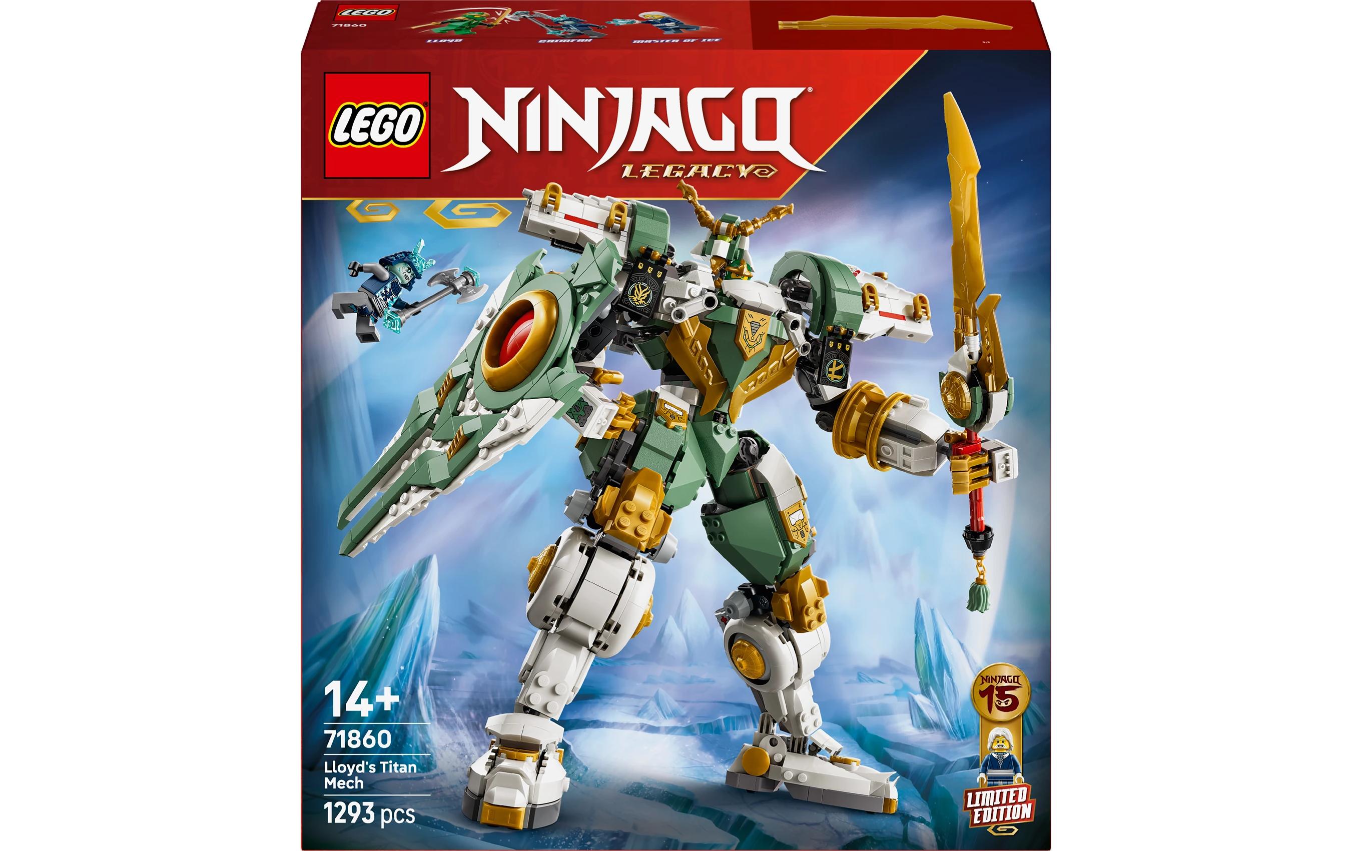 LEGO NINJAGO Lloyds Titan-Mech 3D-Puzzle – 1293-teilig – 37,8×9,4×35,4 cm – ab 14 J.