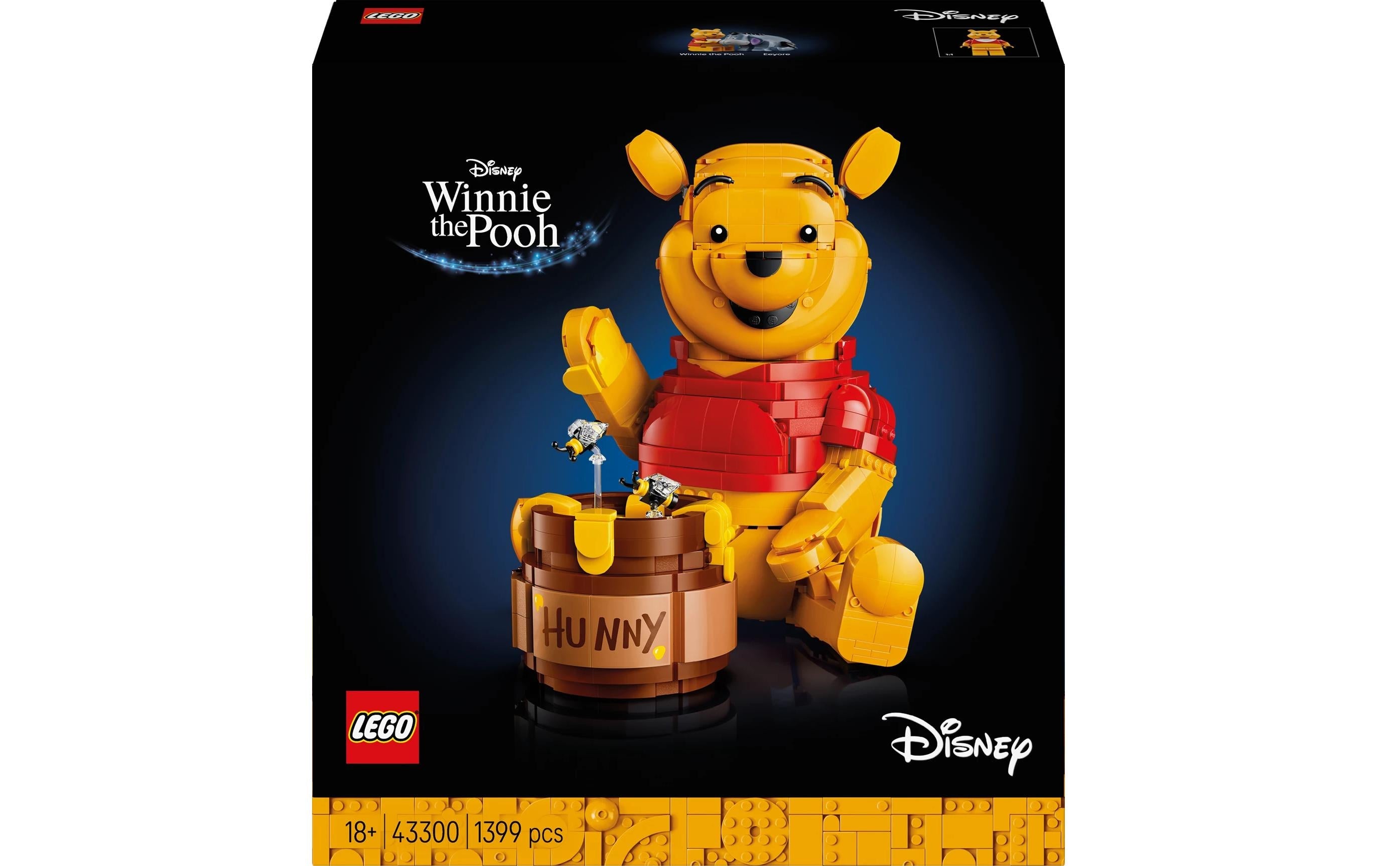 LEGO Disney Classic Winnie Puuh 3D-Puzzle – 1399 Teile – 37,8 × 11,8 × 35,4 cm – ab 18 Jahren