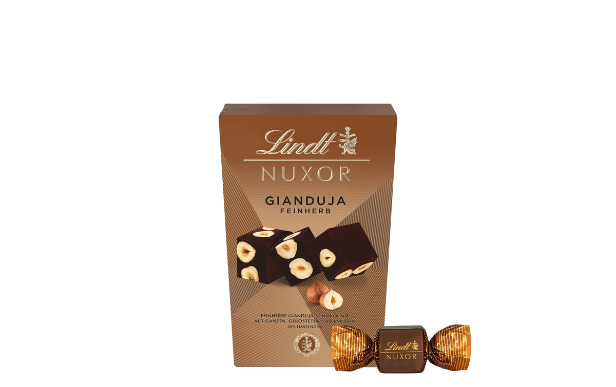 Lindt NUXOR Pralinés – Dunkle Haselnuss – 150 g