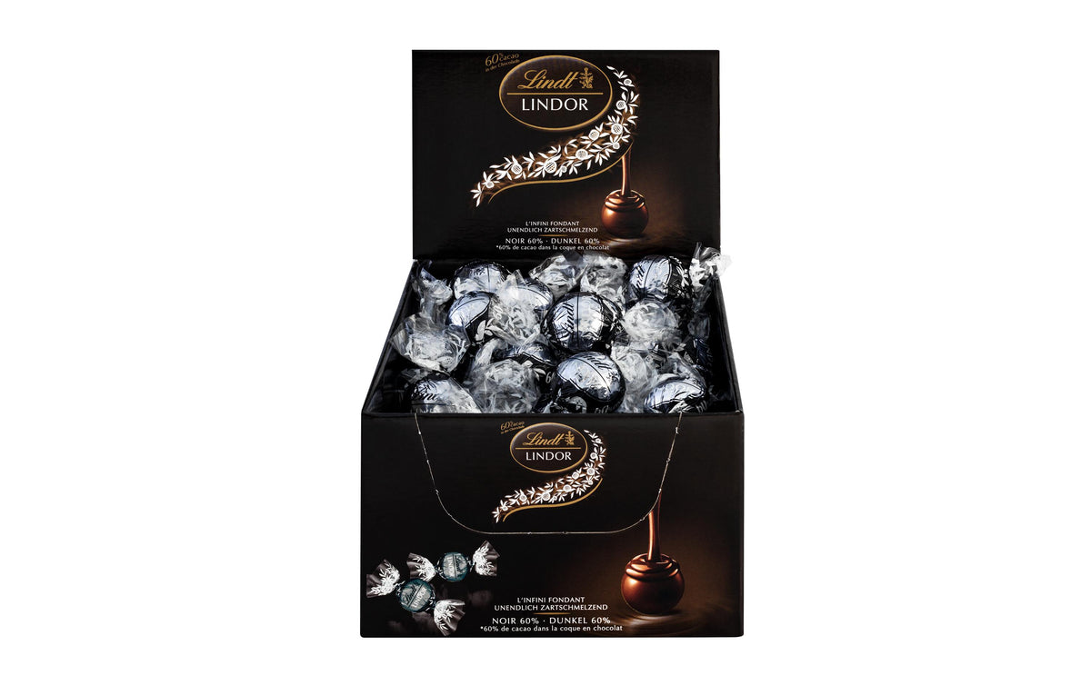 Lindt LINDOR Kugeln – Pralinés, Dunkel 60% – 750 g