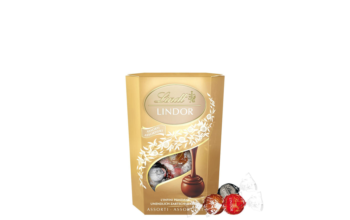 Lindt LINDOR Pralinés – Assortiert – 75 g