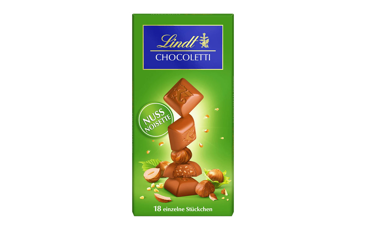 Lindt CHOCOLETTI Schokolade – Haselnuss – 100 g