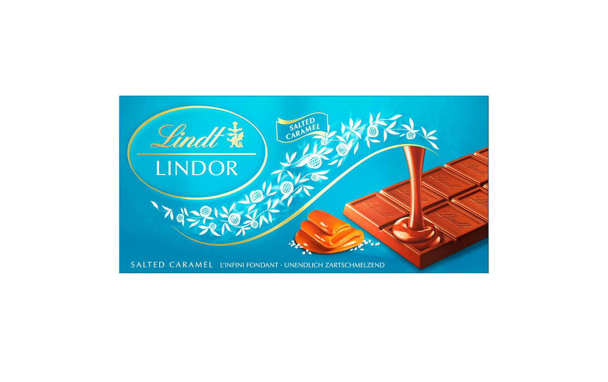 Lindt LINDOR Pralinés – Caramel & Salz – 100 g