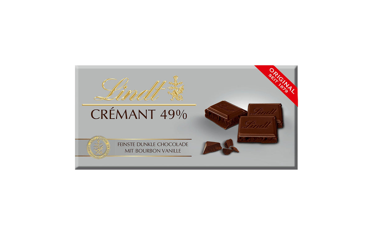Lindt CRÉMANT Schokolade – Dunkel, 49% Kakao – 100 g