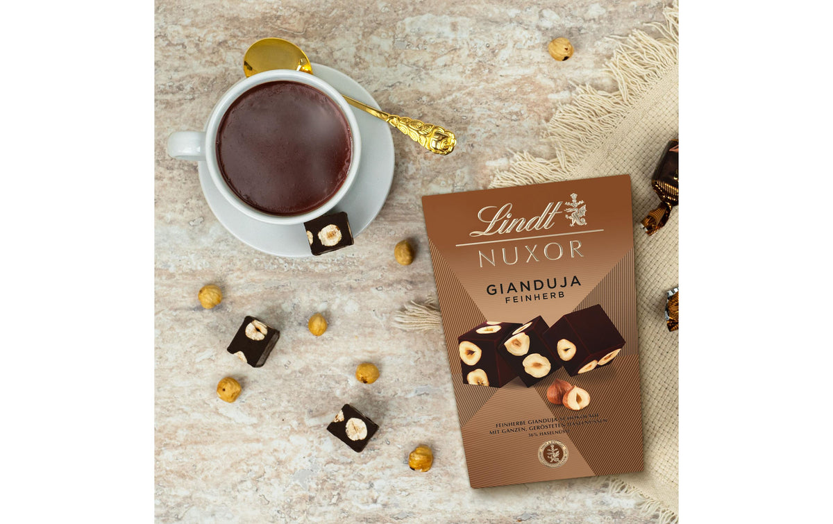 Lindt NUXOR Pralinés – Dunkle Haselnuss – 150 g