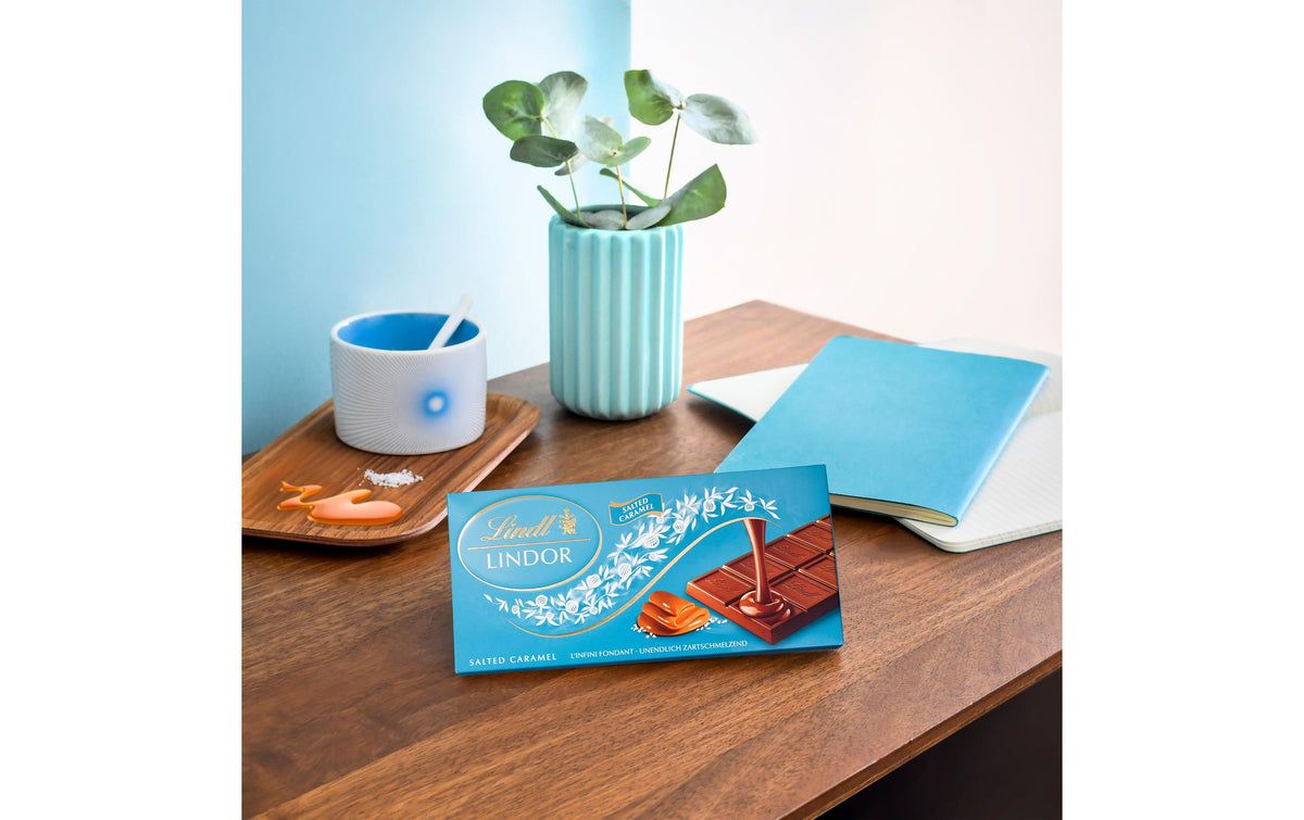 Lindt LINDOR Pralinés – Caramel & Salz – 100 g