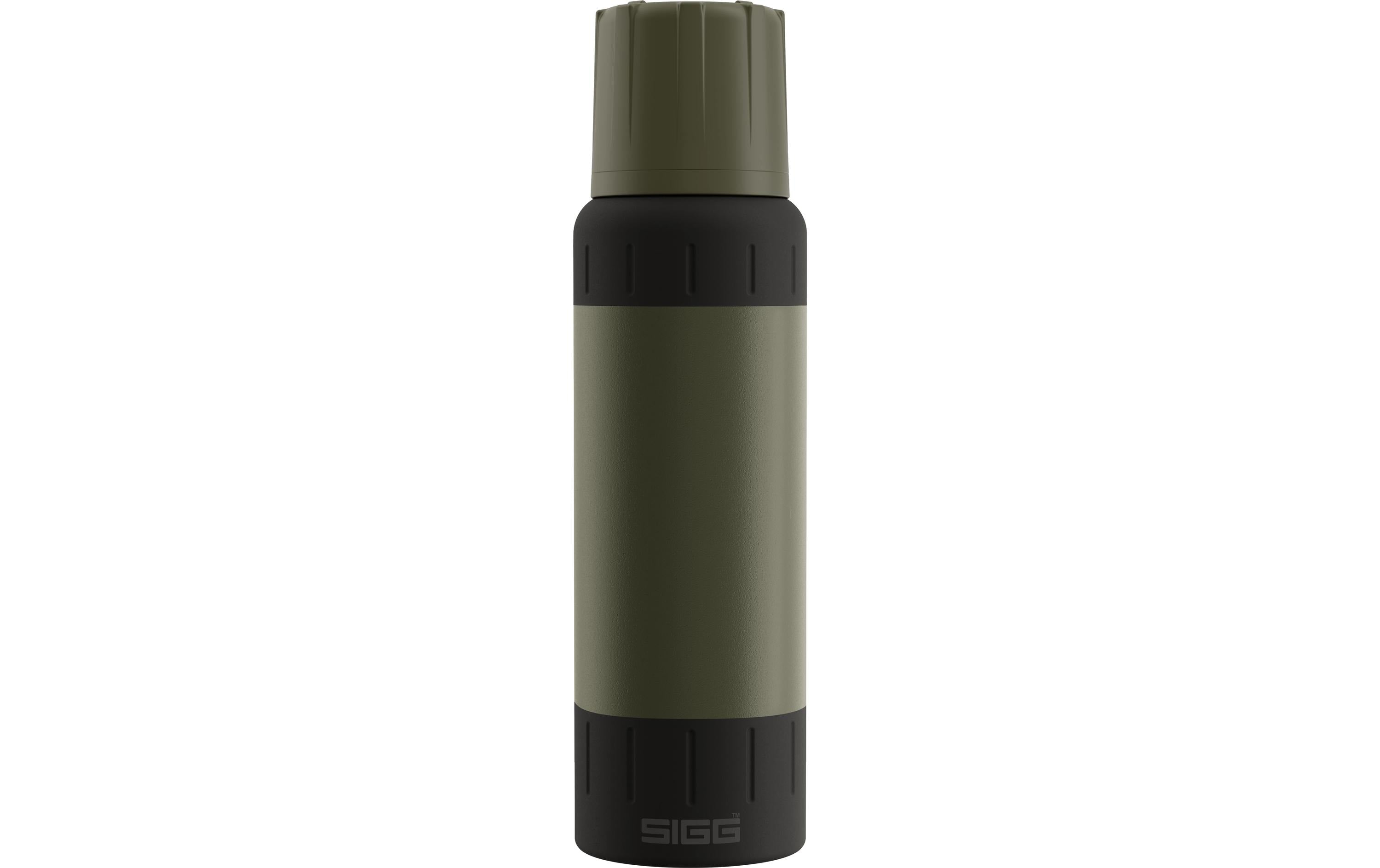SIGG Alpine Star Isolierflasche 1 l – doppelwandig, Edelstahl, Schraubdeckel, Grün