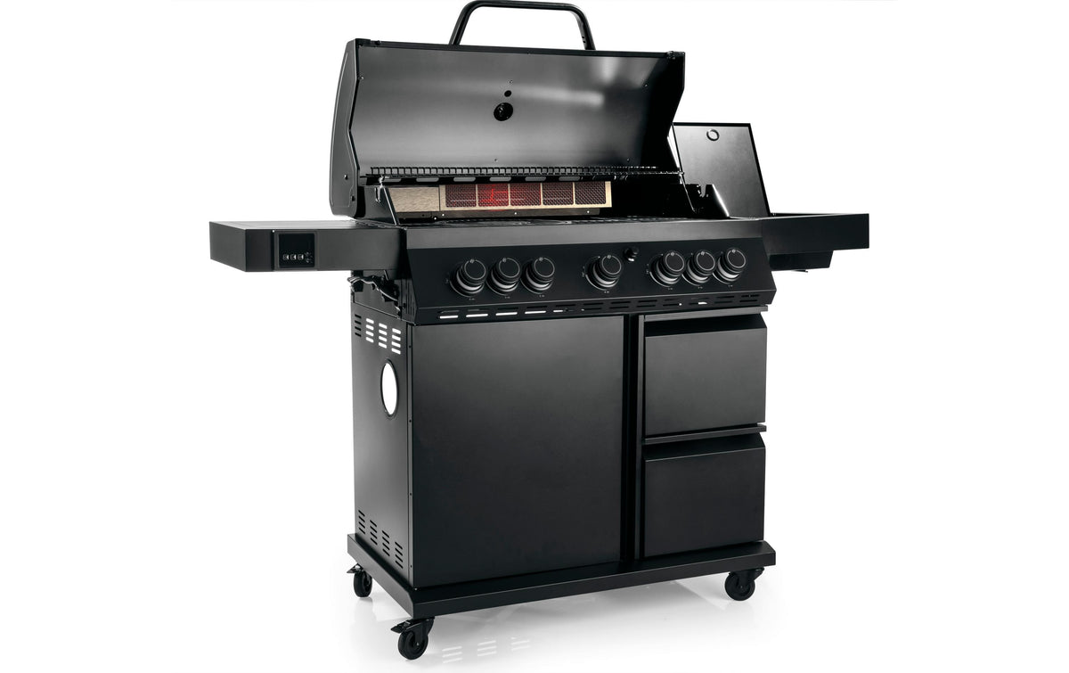 Landmann Gasgrill Cool Black 5.2 – 5 Brenner, 144×121×53 cm – schwarz