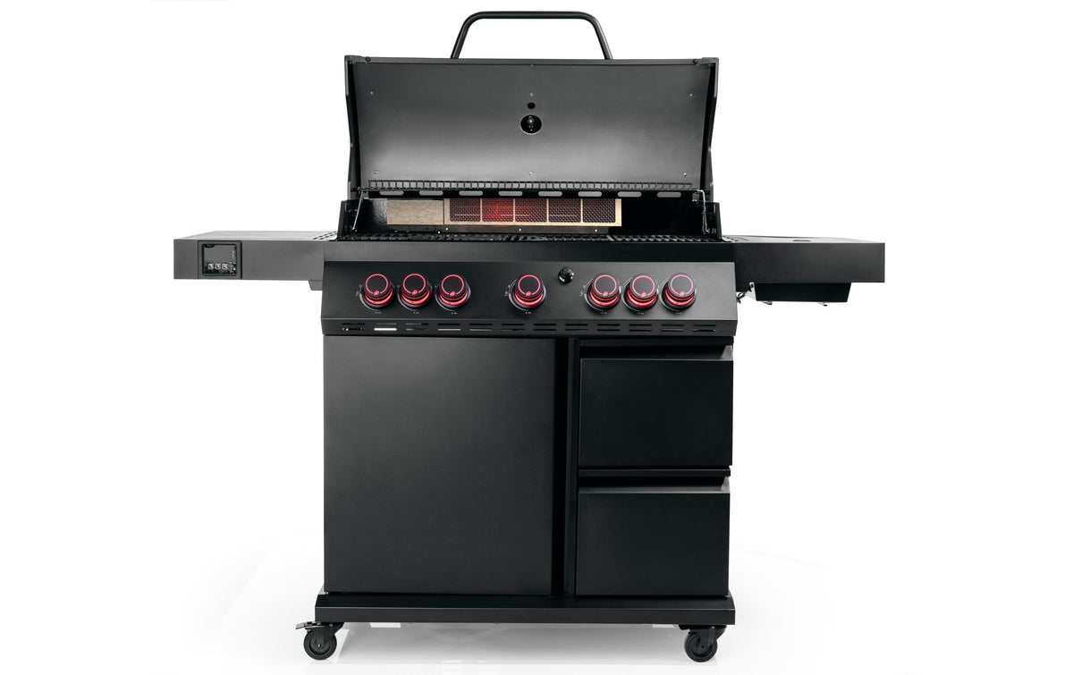 Landmann Gasgrill Cool Black 5.2 – 5 Brenner, 144×121×53 cm – schwarz