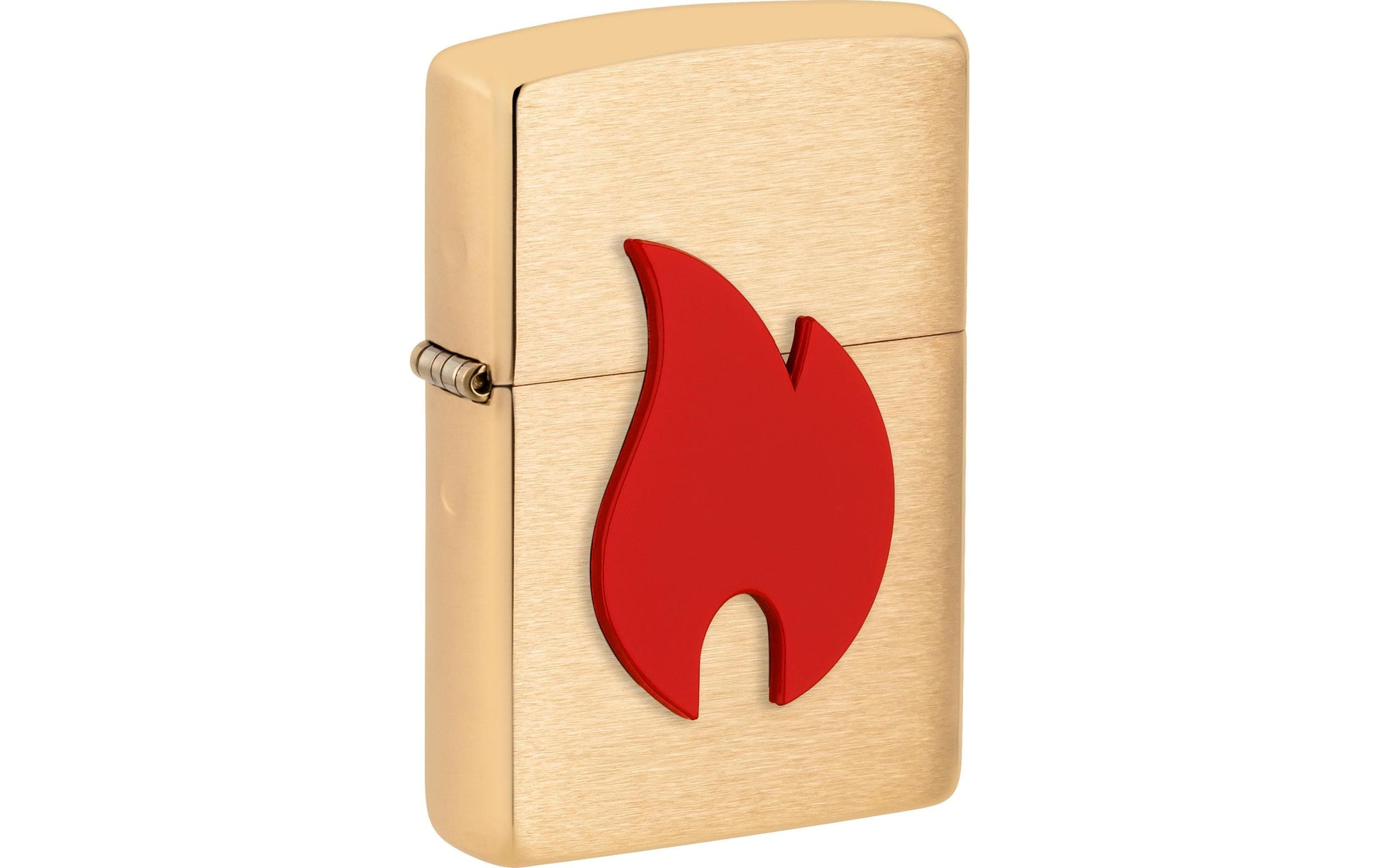 Zippo 204B Big Flame – Feuerzeug 6 × 8,5 × 2 cm, Metall, Rot
