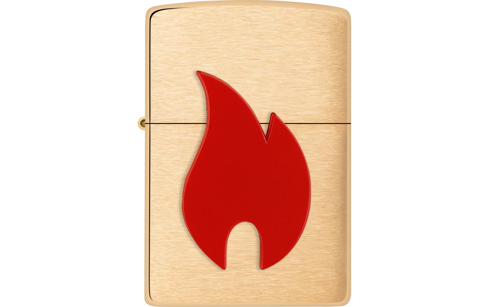 Zippo 204B Big Flame – Feuerzeug 6 × 8,5 × 2 cm, Metall, Rot