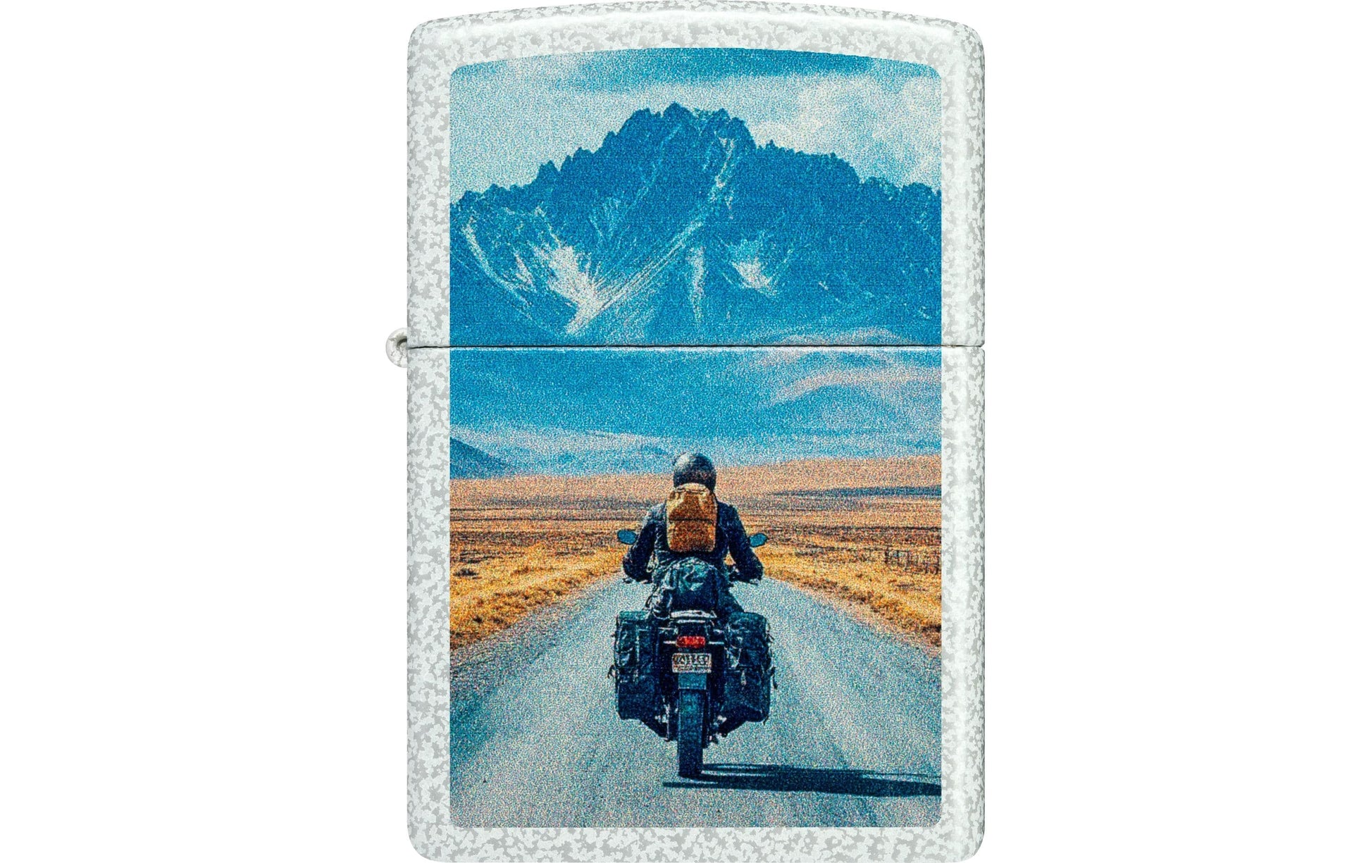 Zippo Feuerzeug Motorcycle Design – Blau – 6 × 2 cm – Metall