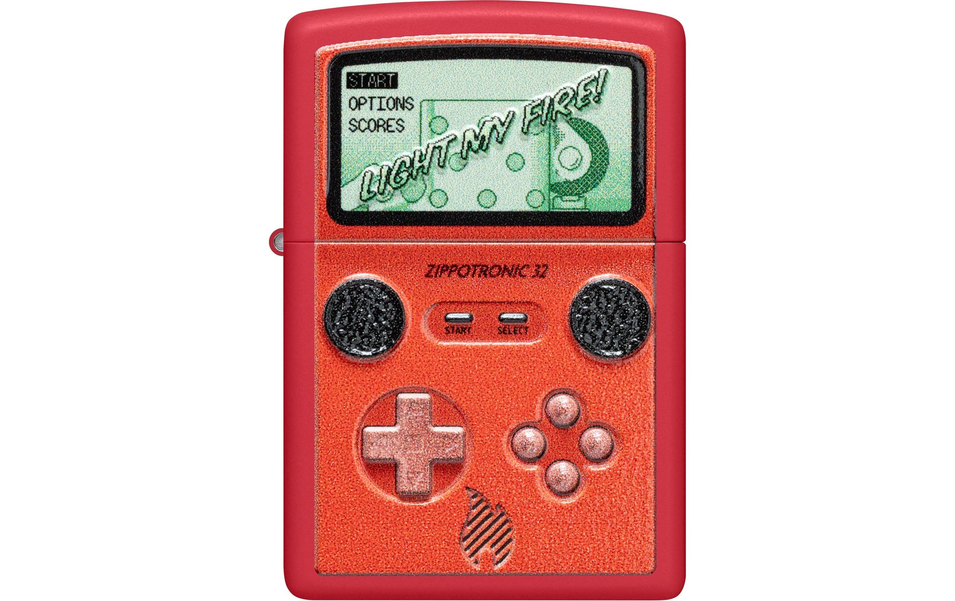 Zippo Feuerzeug 233 Retro Design – 60×20×85 mm, 80 g – rot, Metall