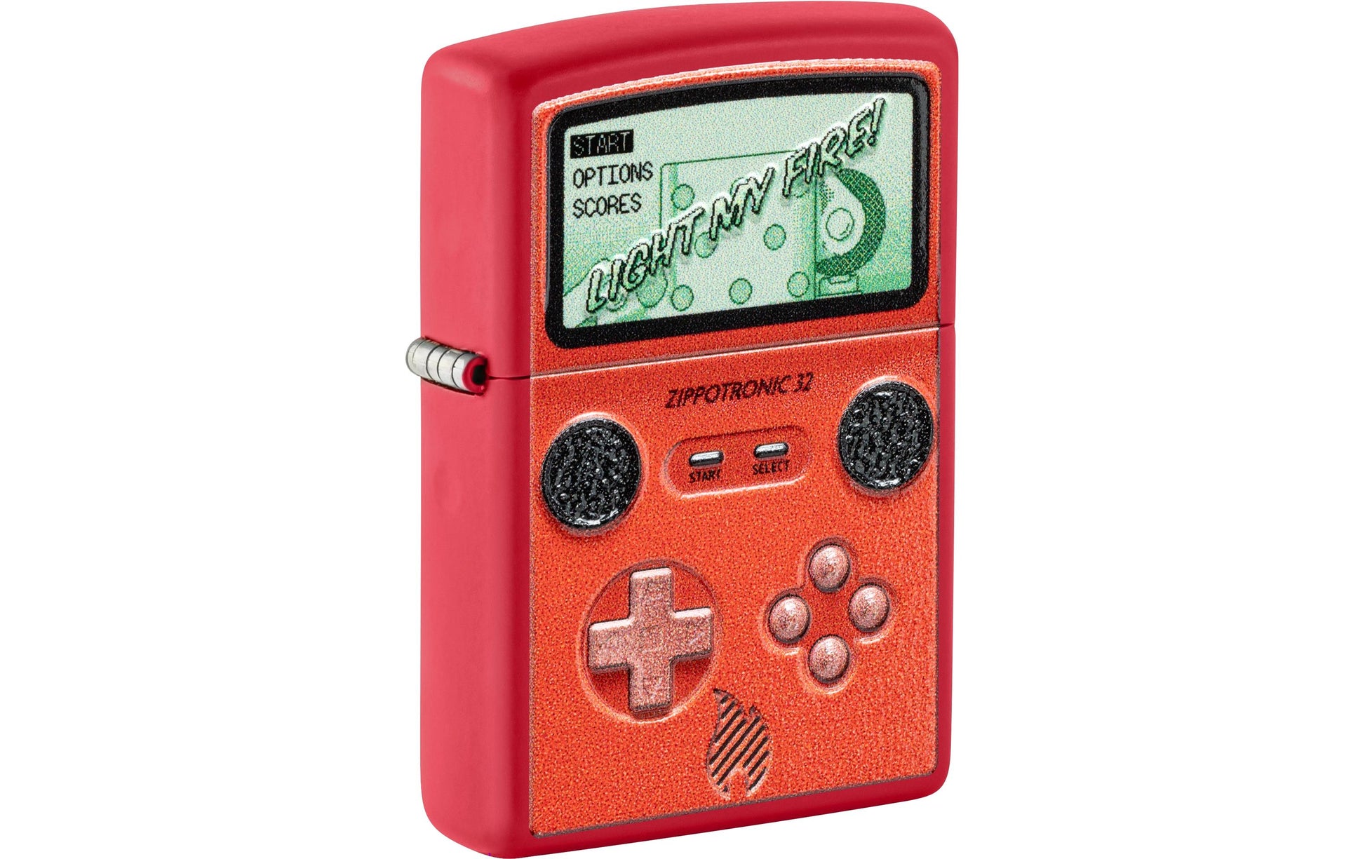 Zippo Feuerzeug 233 Retro Design – 60×20×85 mm, 80 g – rot, Metall