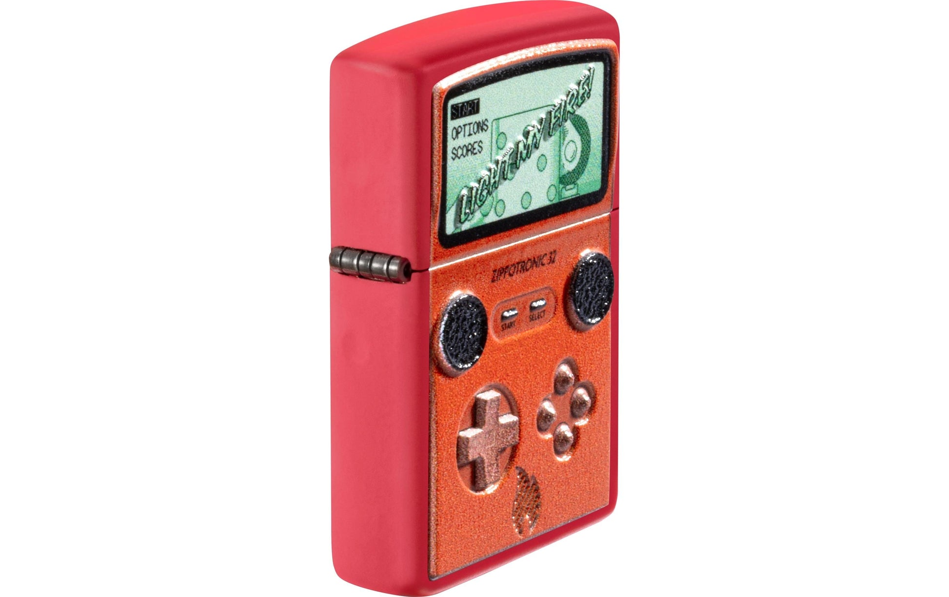 Zippo Feuerzeug 233 Retro Design – 60×20×85 mm, 80 g – rot, Metall