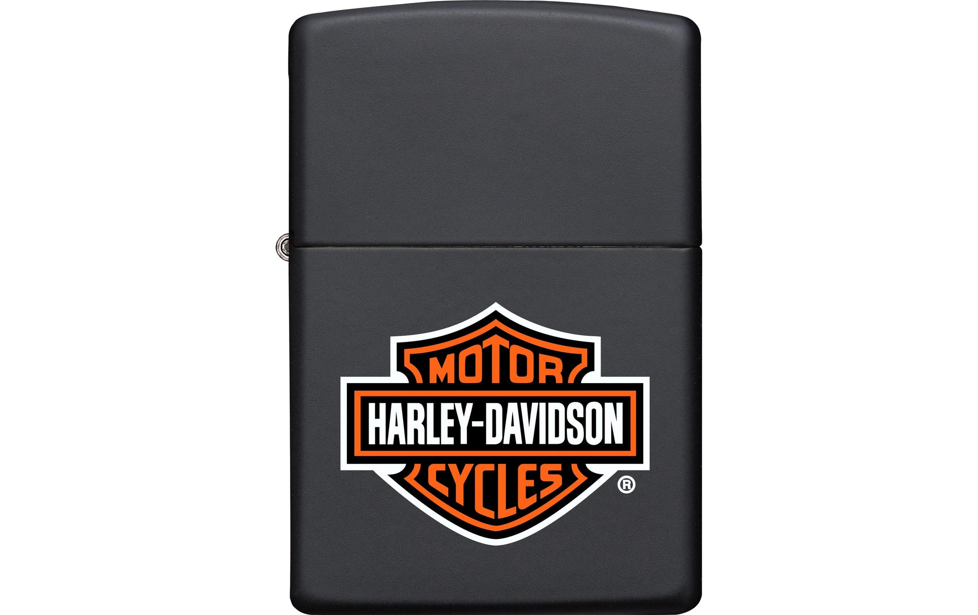 Zippo Feuerzeug H-D Bar & Shield – Schwarz – 6 × 8,5 × 2 cm – Edelstahl
