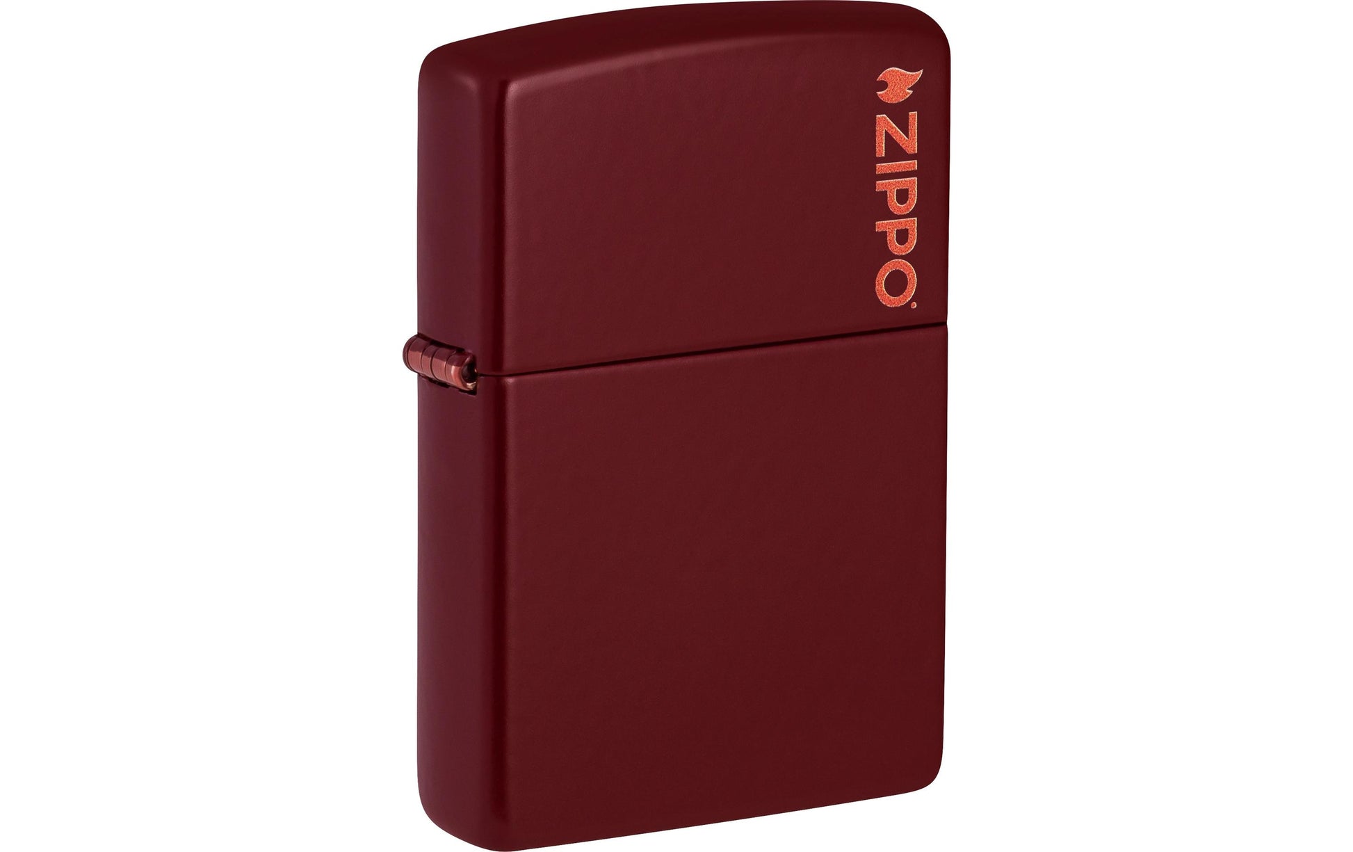 Zippo Feuerzeug – 6 × 2 × 8,5 cm, 80 g – rot – Metall – Merlot (46021ZL)