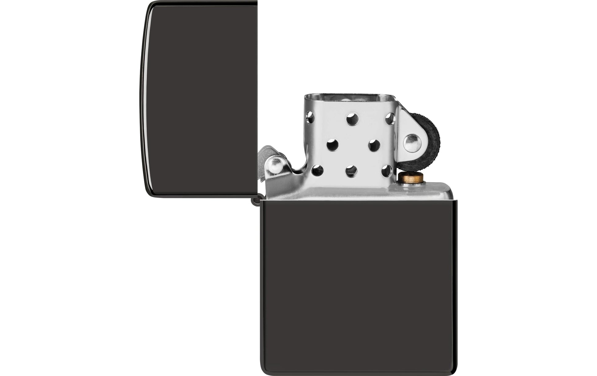 Zippo Feuerzeug 24756 Ebony – Schwarz – 6 × 2 × 8,5 cm – Metall