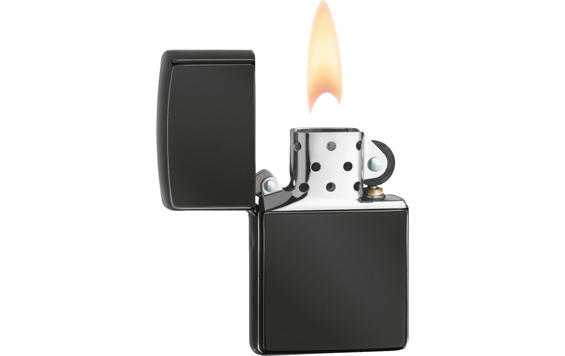 Zippo Feuerzeug 24756 Ebony – Schwarz – 6 × 2 × 8,5 cm – Metall