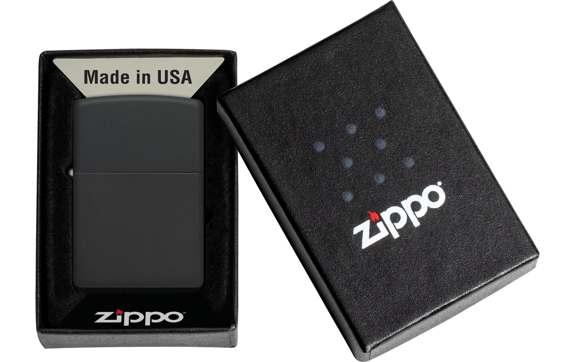 Zippo Feuerzeug – 6 × 2 cm – Metall – 218 Black Matte