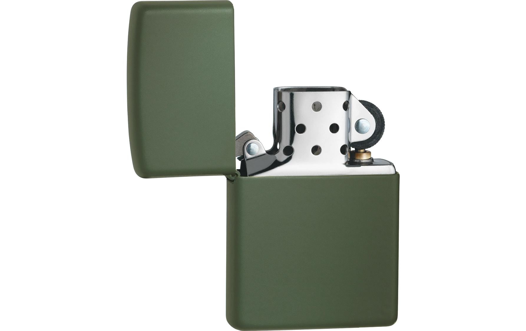 Zippo Feuerzeug 221 Grün Matt – 6 × 2 × 8,5 cm, 80 g – Metall