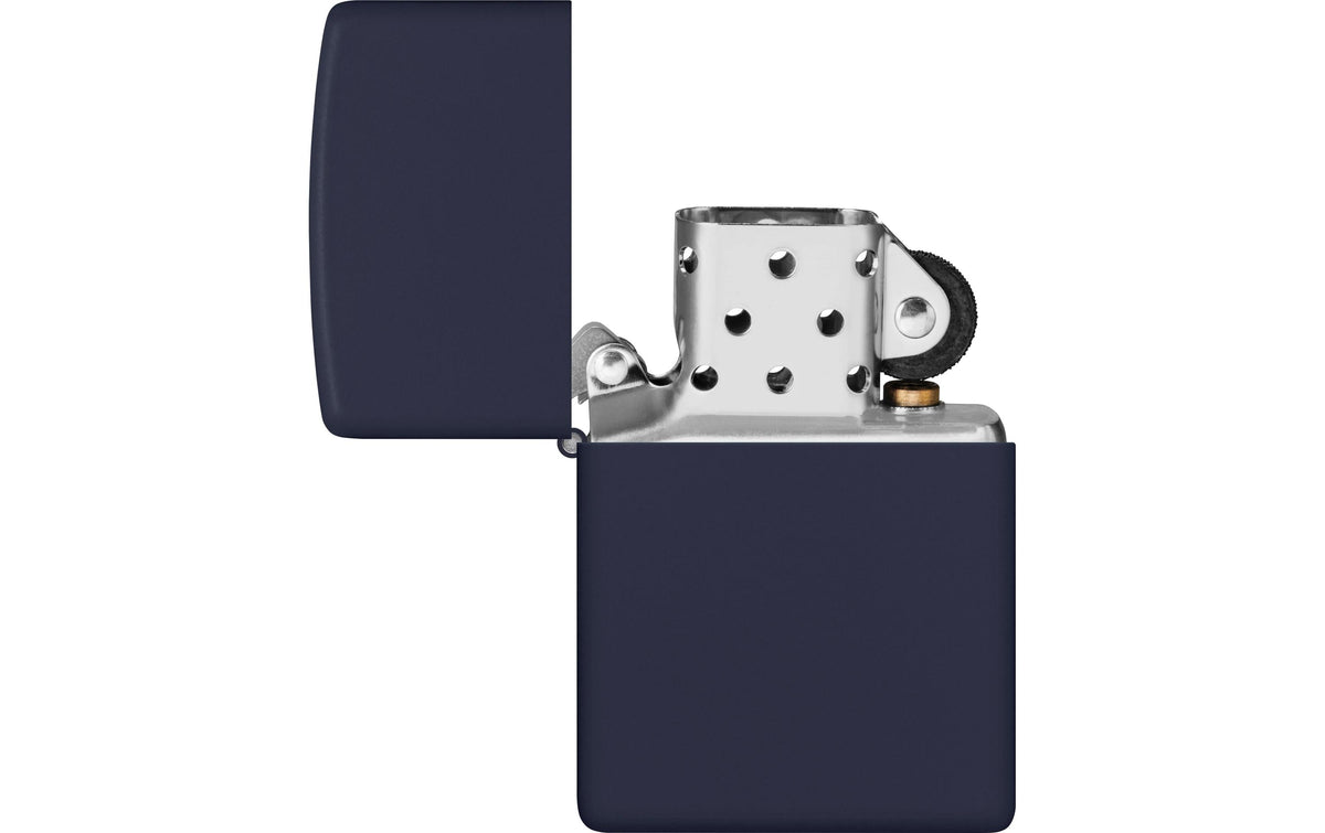Zippo Feuerzeug – Marineblau – 6 × 2 × 8,5 cm – Metall