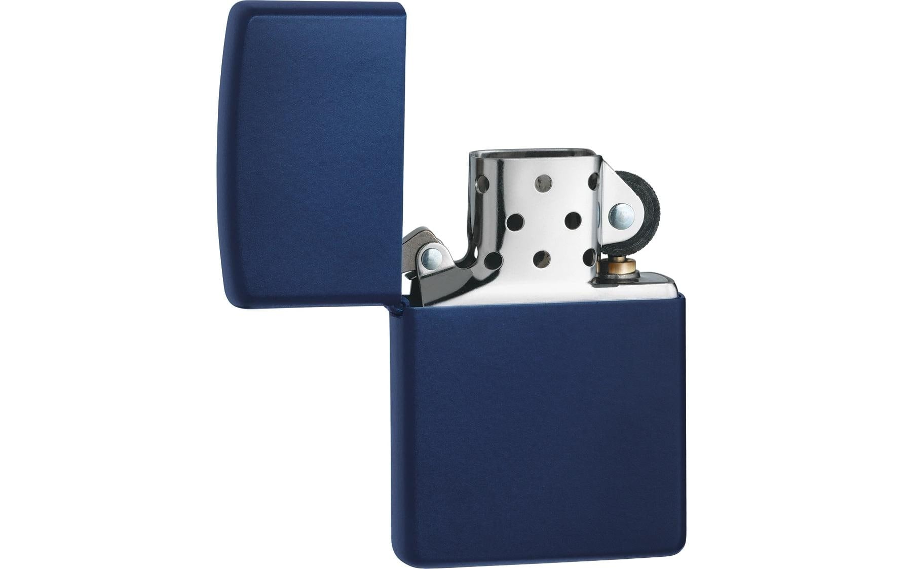 Zippo Feuerzeug – Marineblau – 6 × 2 × 8,5 cm – Metall