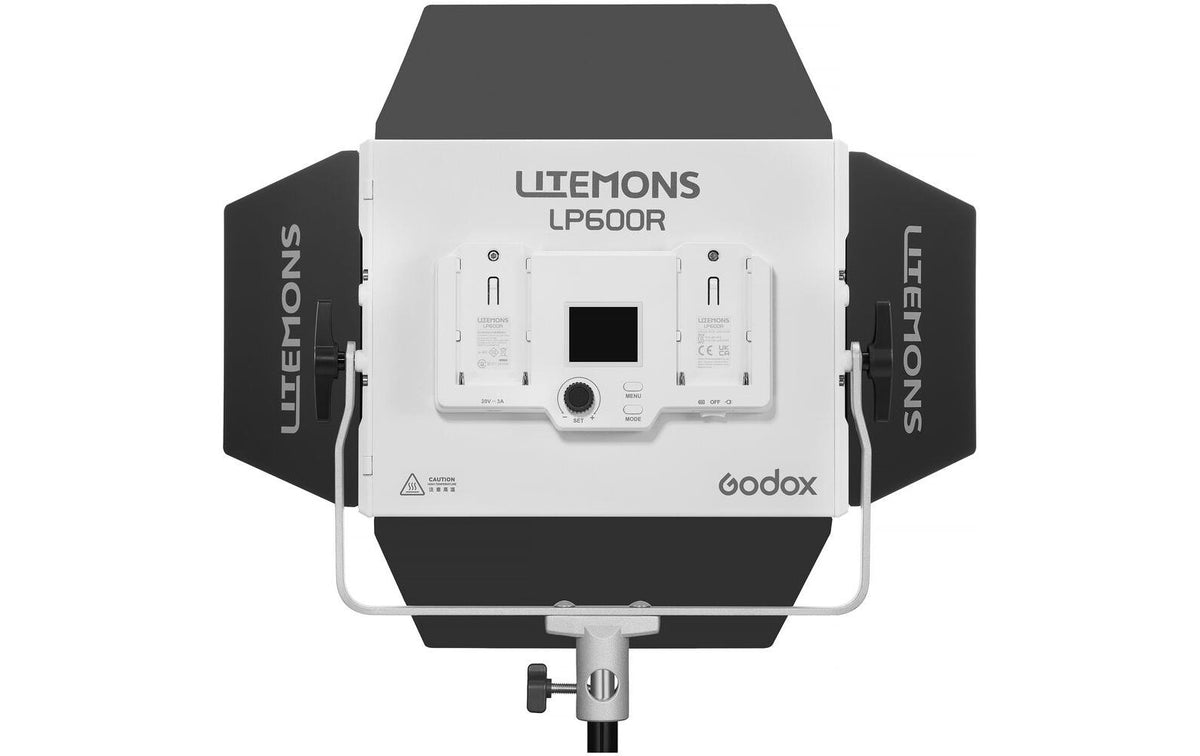 Godox Litemnos LP600R LED-Panel – RGB, dimmbar – 1800–10000 K – 2430 lx – Weiss