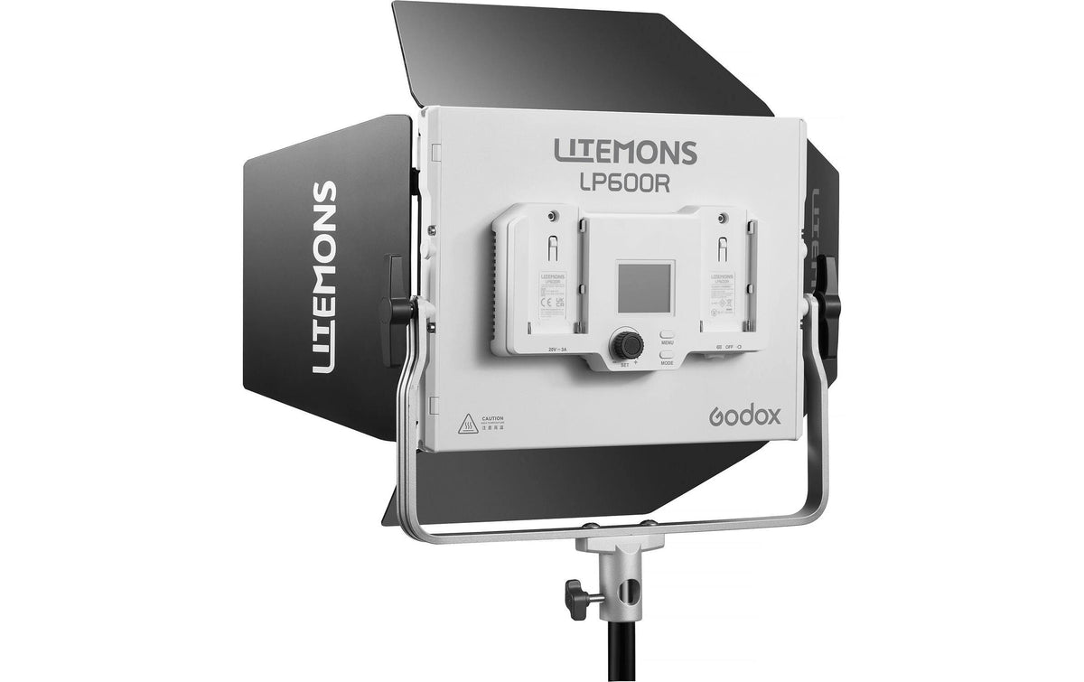 Godox Litemnos LP600R LED-Panel – RGB, dimmbar – 1800–10000 K – 2430 lx – Weiss