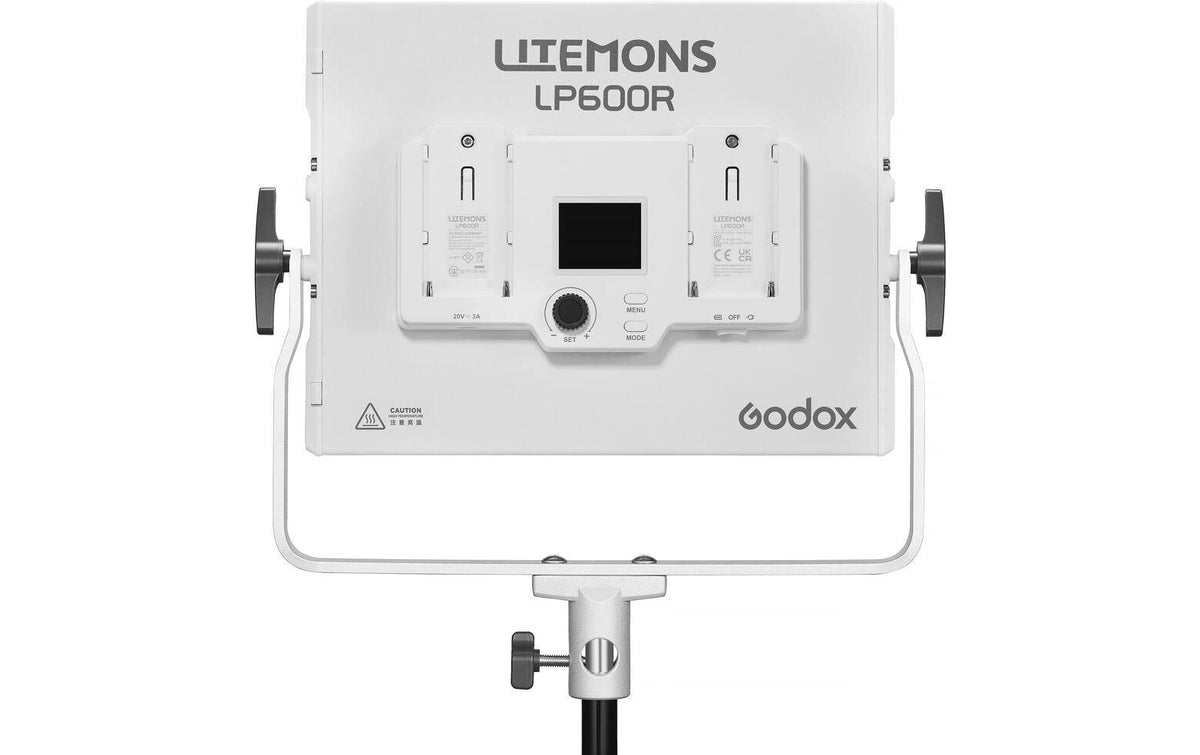 Godox Litemnos LP600R LED-Panel – RGB, dimmbar – 1800–10000 K – 2430 lx – Weiss
