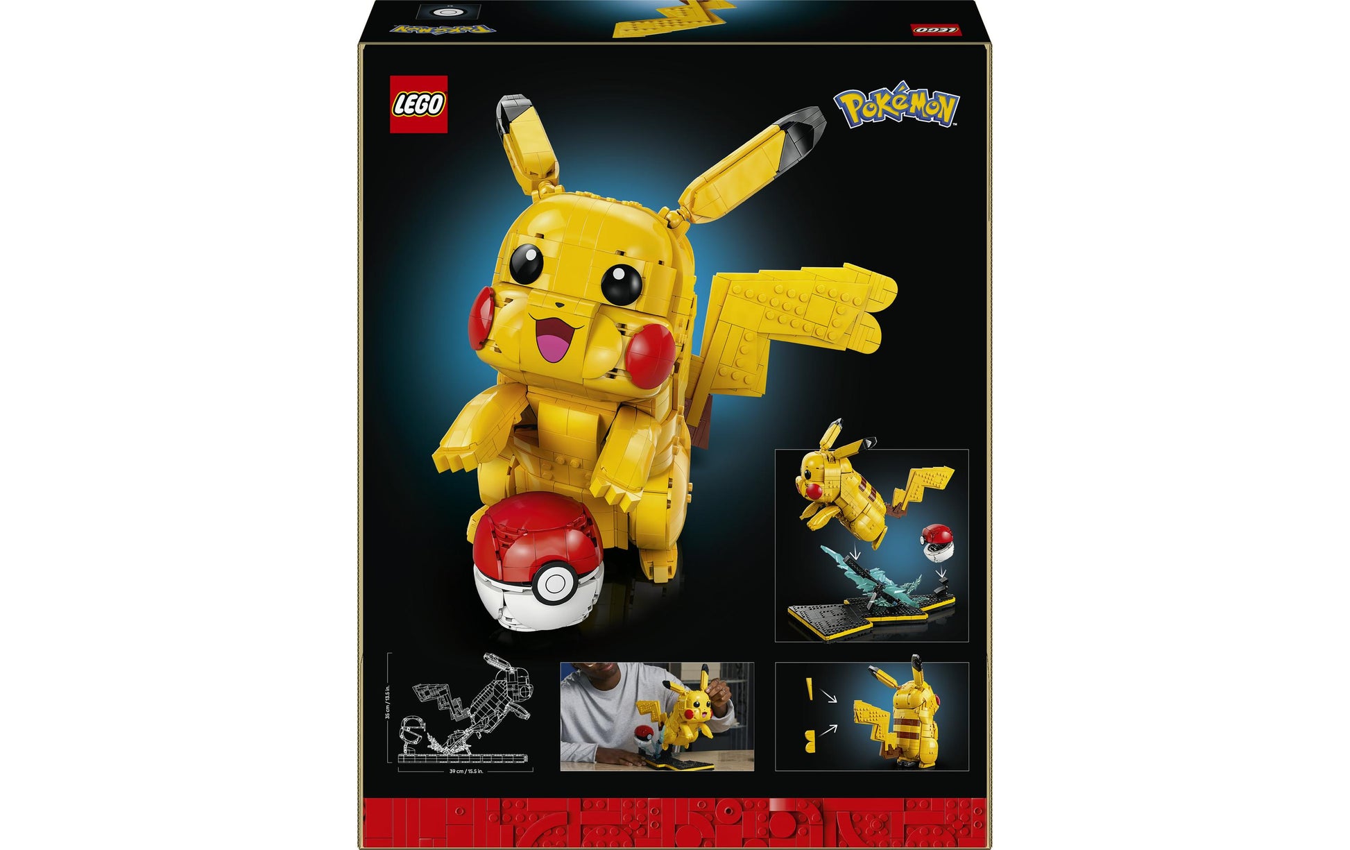 LEGO Set Pokémon 72152 – 2050-teilig – 48 × 11,2 × 37,8 cm – ab 18 Jahren