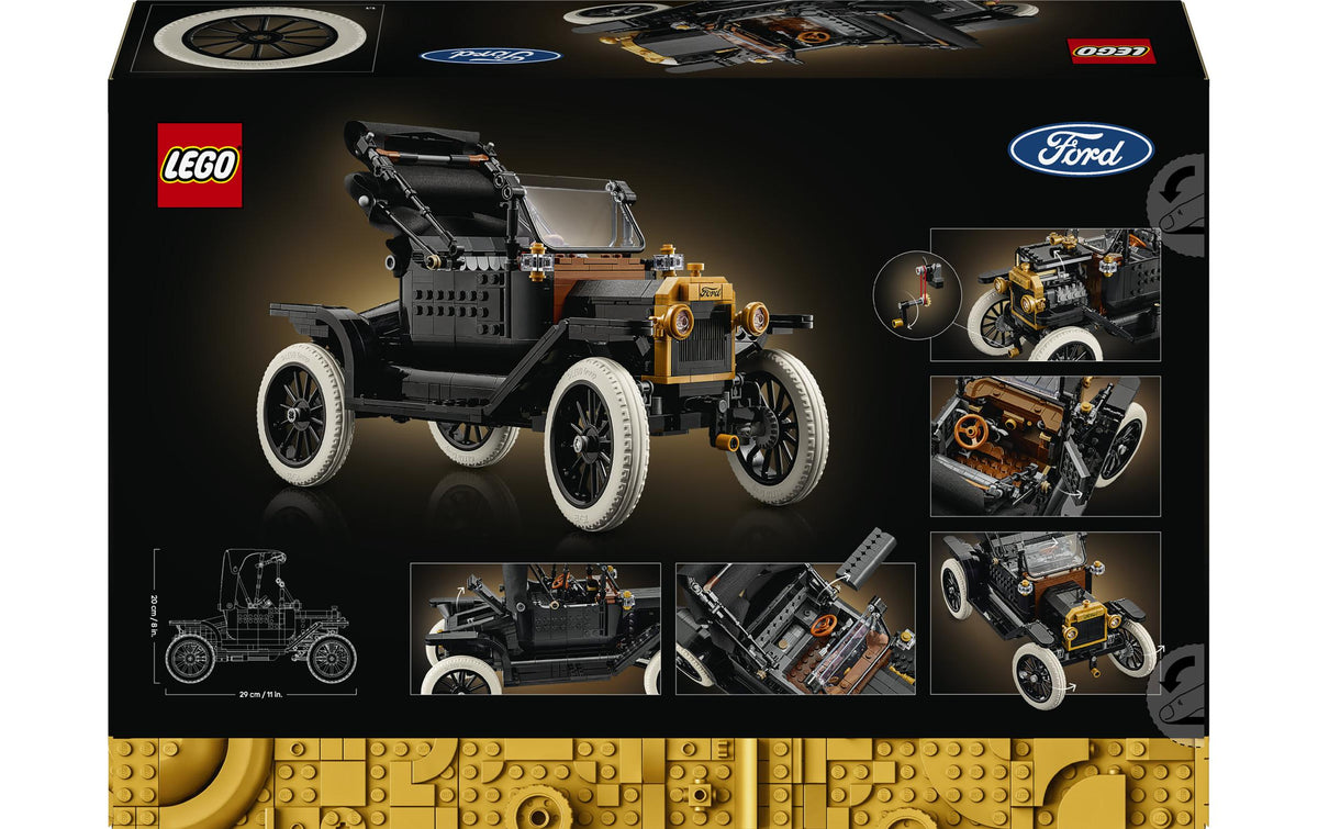 LEGO Icons Ford Model T 11376 3D Puzzle – 1060 Teile – 26,2 × 9,4 × 38,2 cm – ab 18 Jahren