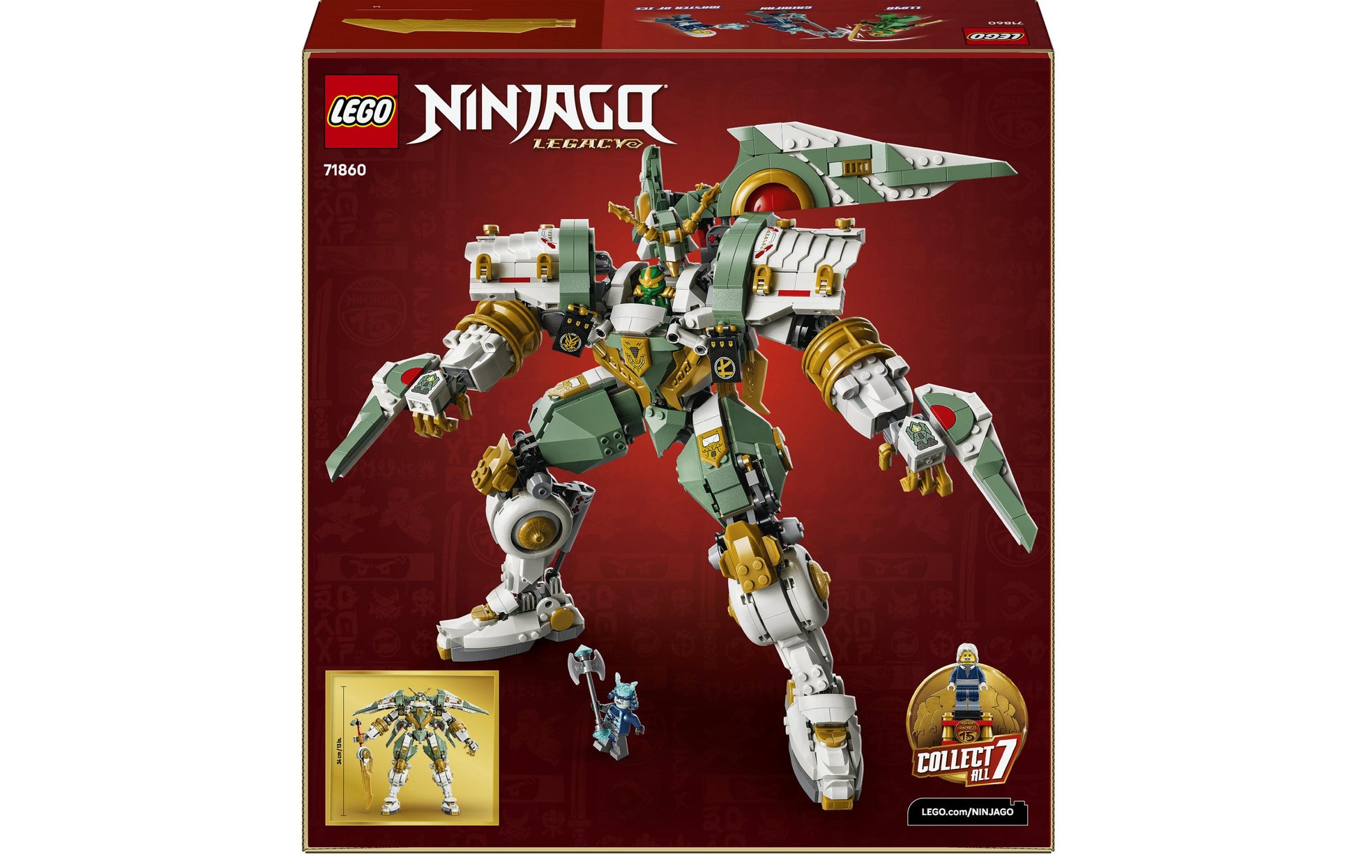 LEGO NINJAGO Lloyds Titan-Mech 3D-Puzzle – 1293-teilig – 37,8×9,4×35,4 cm – ab 14 J.