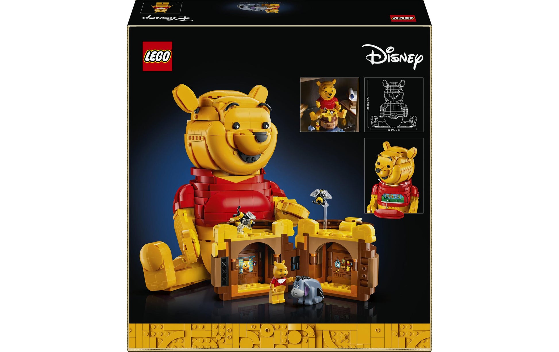 LEGO Disney Classic Winnie Puuh 3D-Puzzle – 1399 Teile – 37,8 × 11,8 × 35,4 cm – ab 18 Jahren