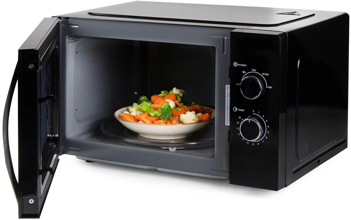 Domo Mikrowelle DO23001 – 30 l, 900 W – schwarz