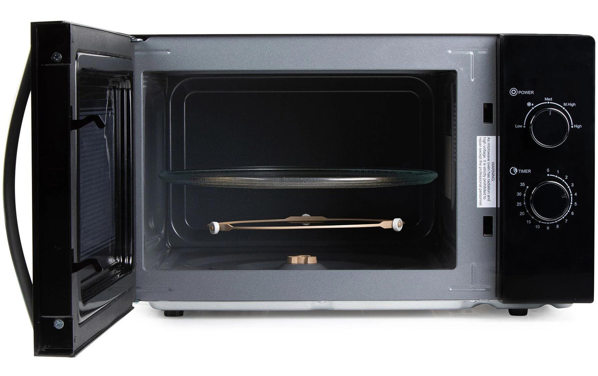 Domo Mikrowelle DO23001 – 30 l, 900 W – schwarz