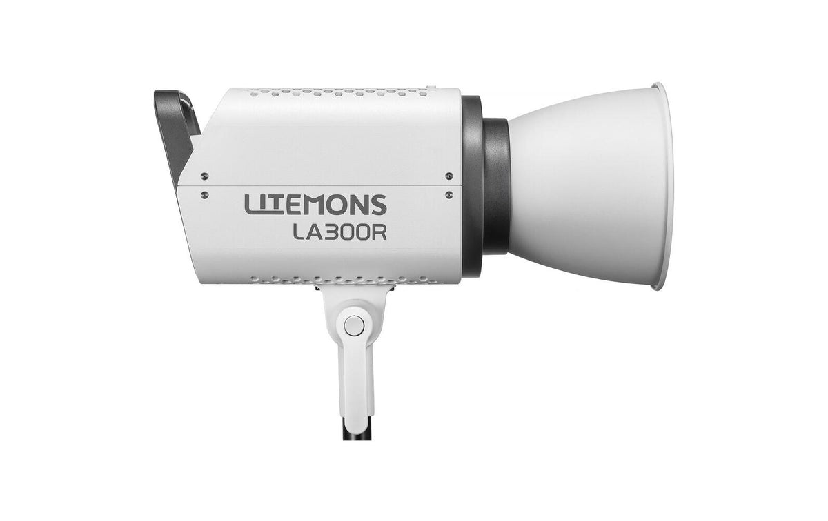Godox Litemons LA300R LED-Leuchte – dimmbar, 1800–10000 K, 99700 Lux, 300 × 208 × 547 mm – Weiss