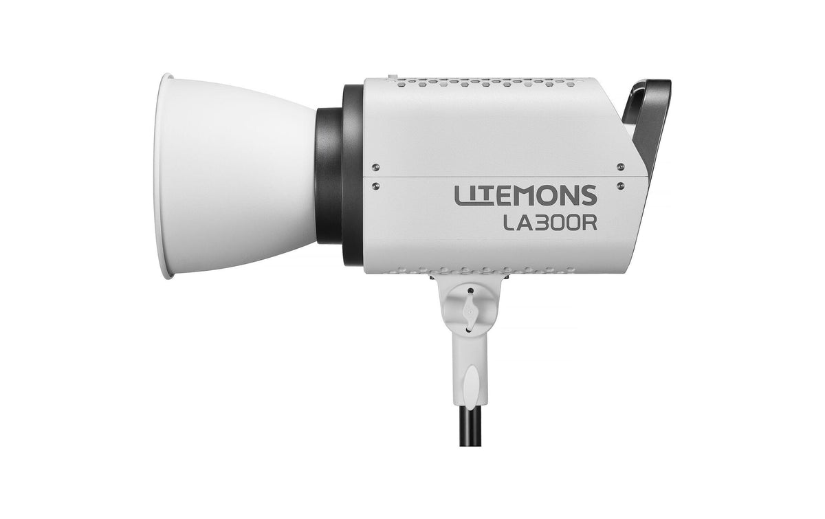 Godox Litemons LA300R LED-Leuchte – dimmbar, 1800–10000 K, 99700 Lux, 300 × 208 × 547 mm – Weiss