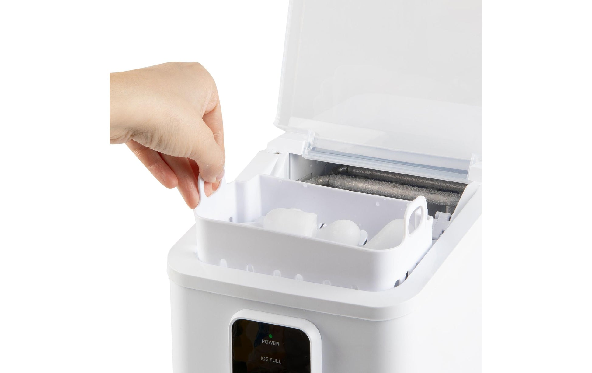 Domo Eiswürfelmaschine DO9292IB – 12 kg/24 h, 0,8 l – weiss/kunststoff