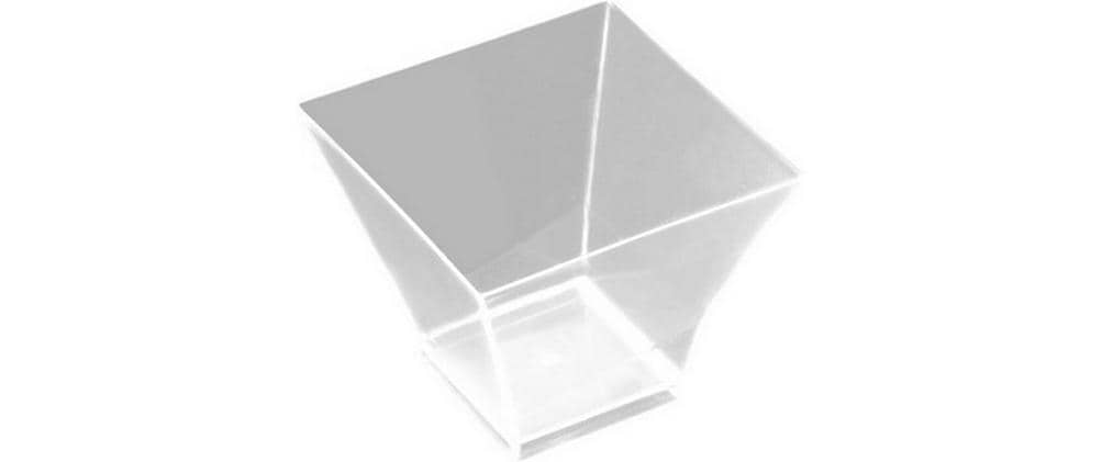 Webstar Schale Pagoda, PS – 90 ml, transparent – 25 Stk.
