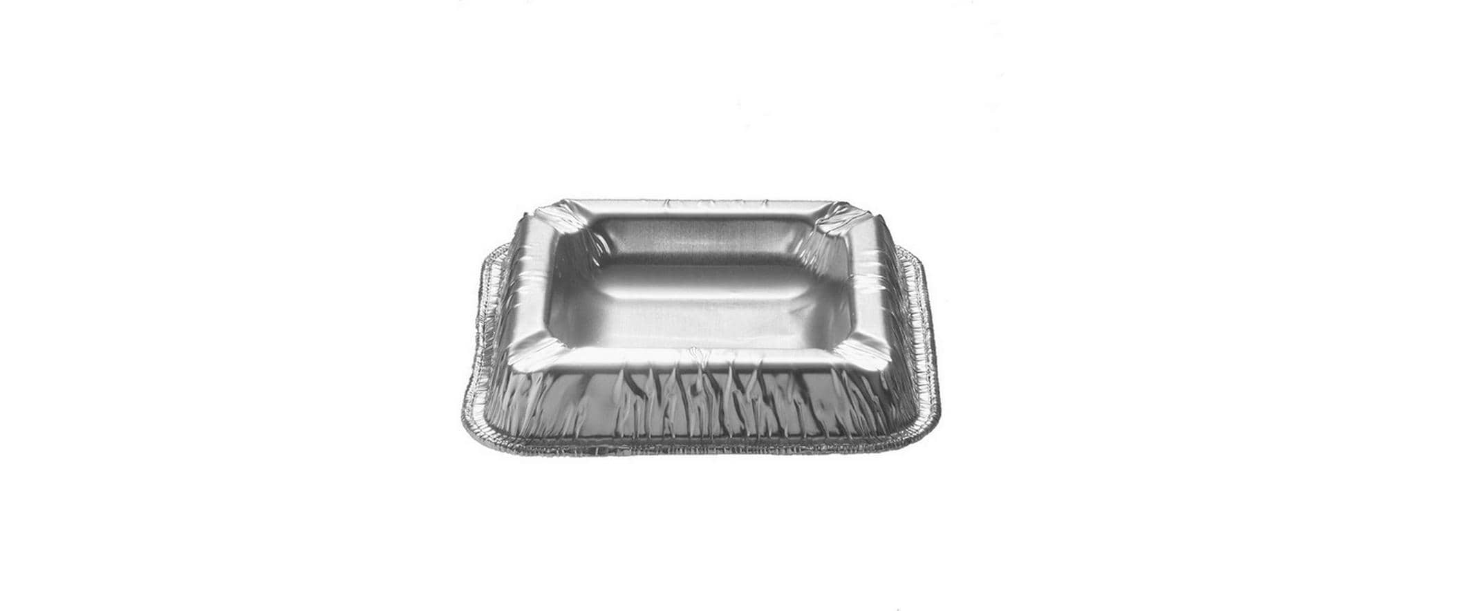 Webstar Einwegbecher – 100er Set, 10,1 × 10,1 × 1,9 cm, Aluminium, Silber