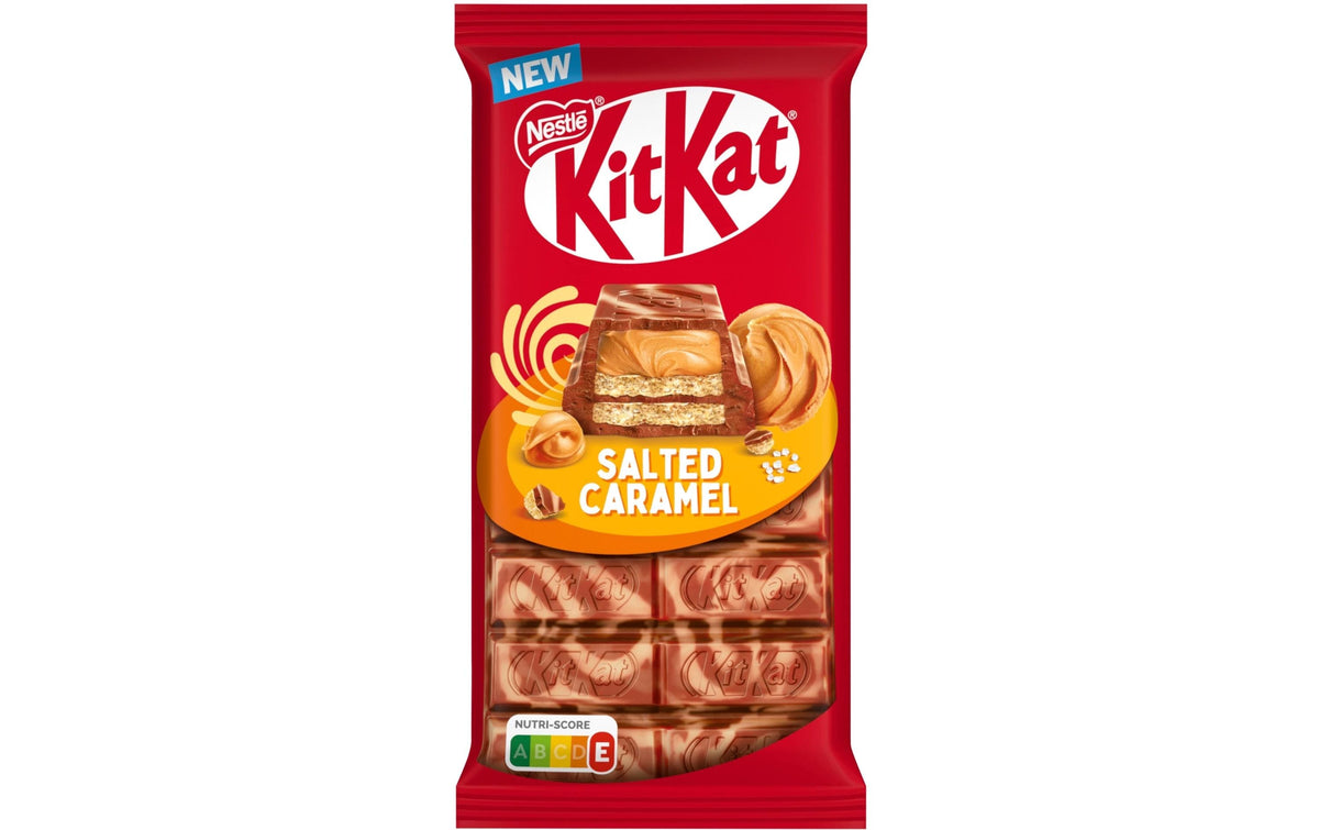 Nestle KitKat Waffelgebäck – gesalzenes Karamell – 99 g