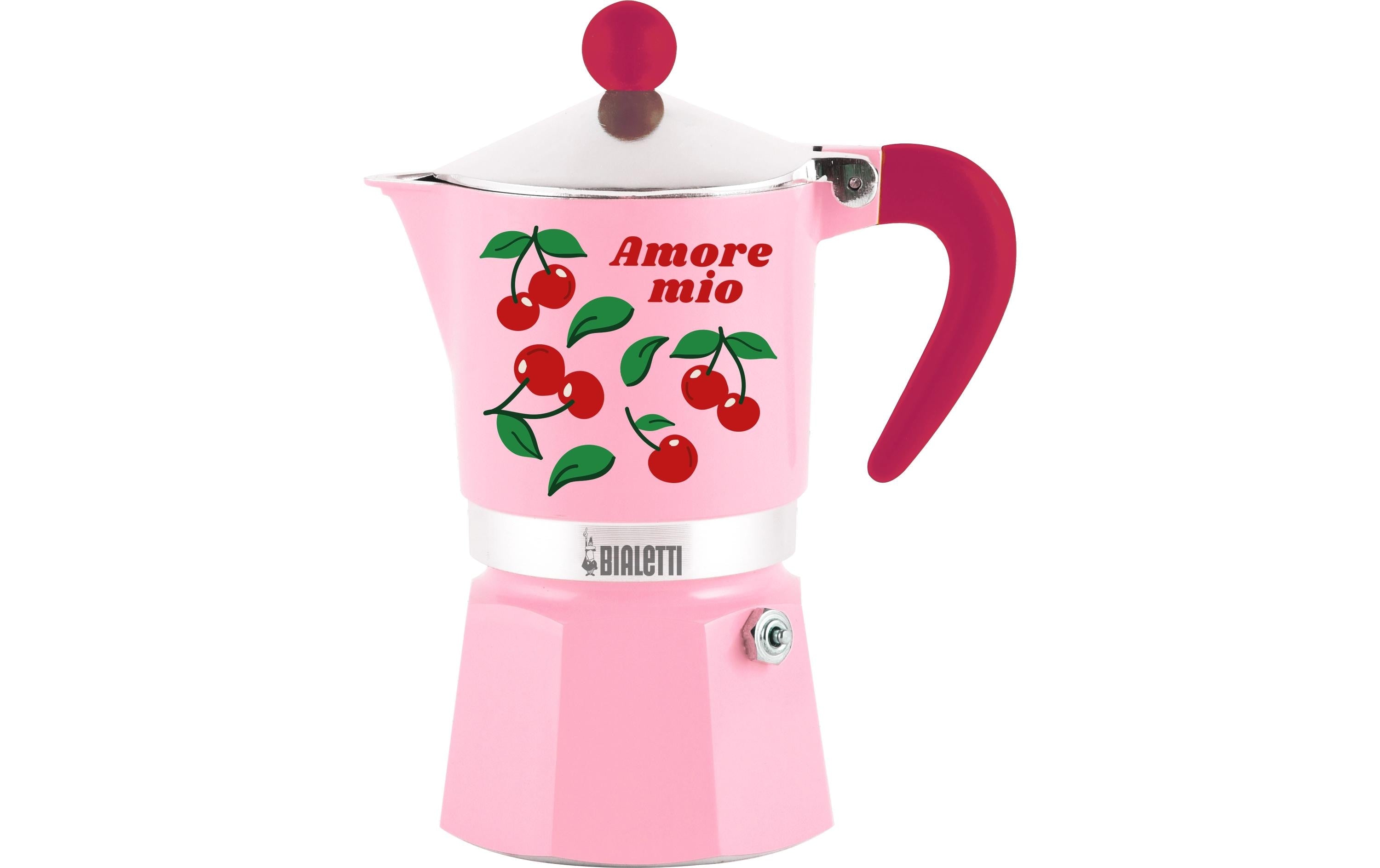 Bialetti Moka Rainbow French Press / Kaffeebereiter – 3 Tassen, Aluminium/Edelstahl
