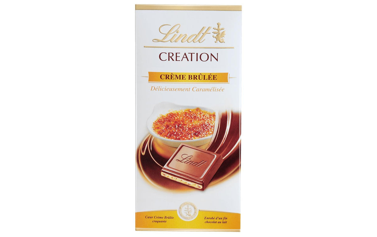 Lindt CRÉATION Schokolade – Milch Crème Brûlée – 150 g