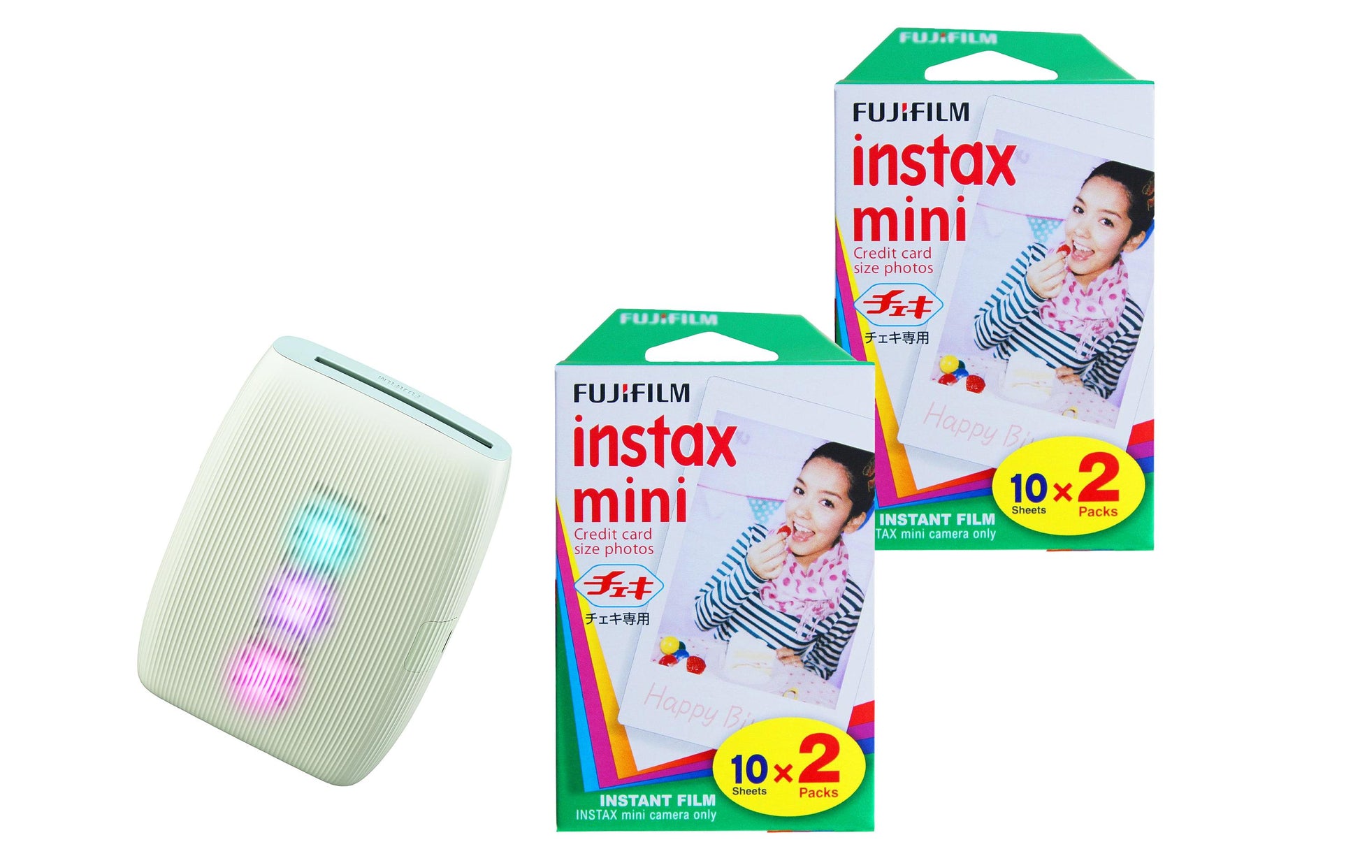 Fujifilm Instax Mini Link3 – Mobildrucker, 62 × 46 mm, Bluetooth, inkl. Akku
