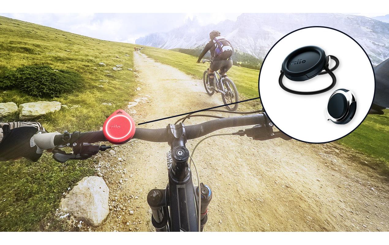 Milo Bike-Clip – Lenkerhalterung, Clip mit Magnet, 135 × 175 × 25 mm, 10 g